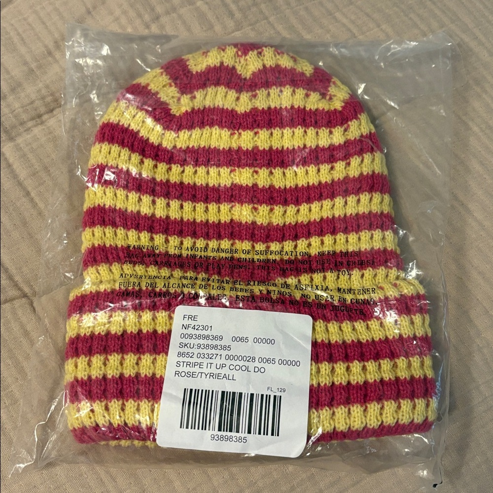 Free People Stripe it Up Cool Down Beanie - Picture 4 of 5